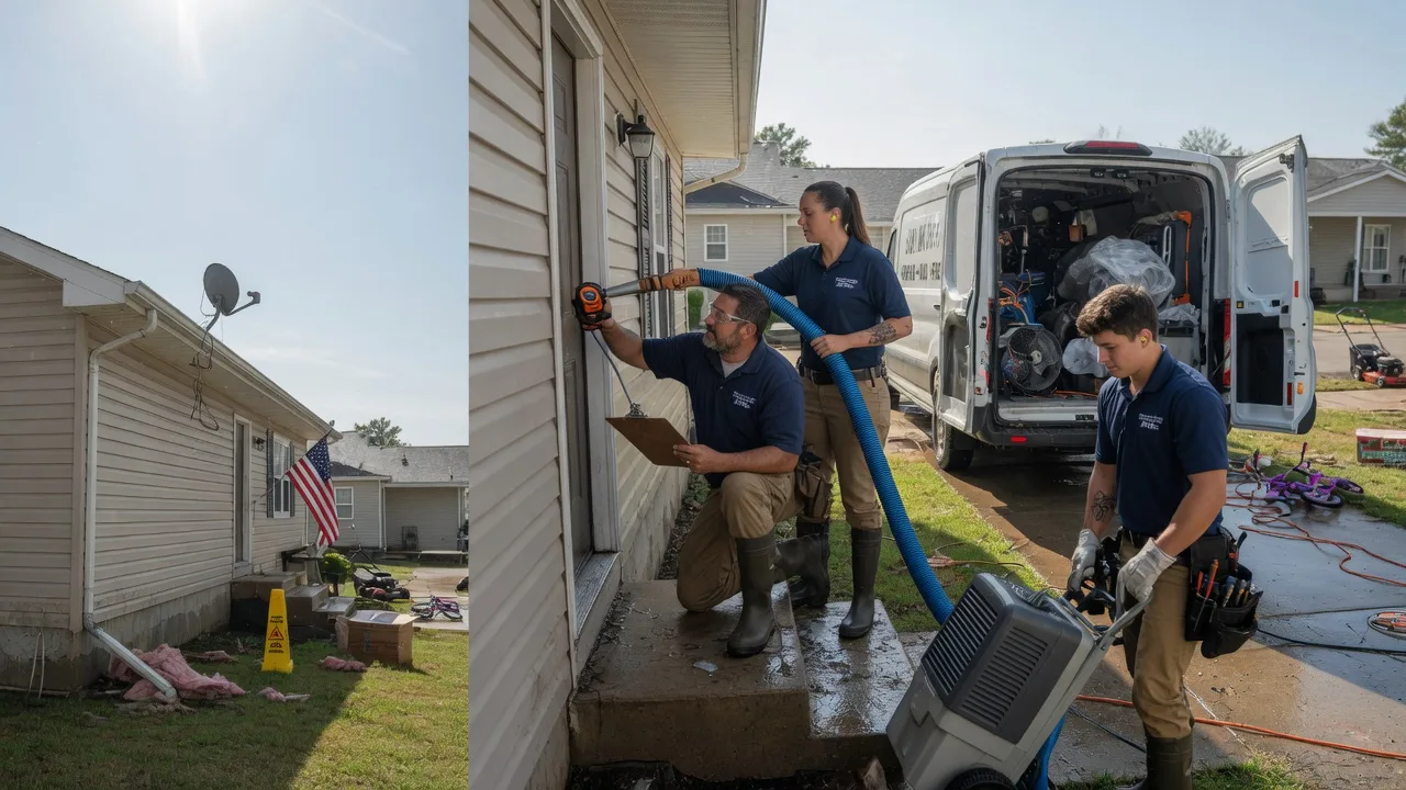 Ceiling Water Damage Restoration in Sinking Spring, OH near me